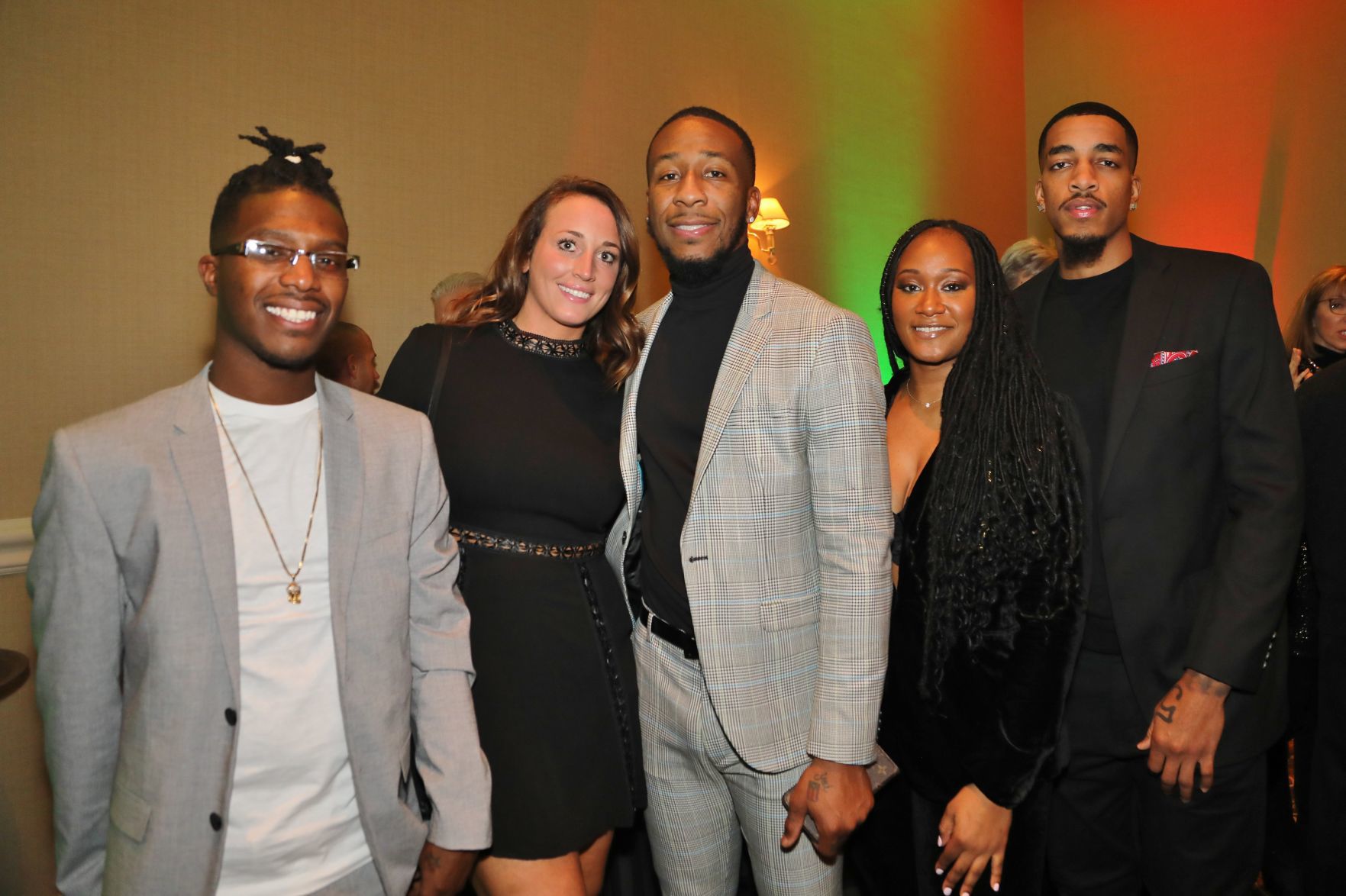 Tony Williams, Emily Brumitt, Eric and Leola Hubbard, Aareon Smith